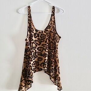 Foreign Exchange Short/Long Leopard Tank Top